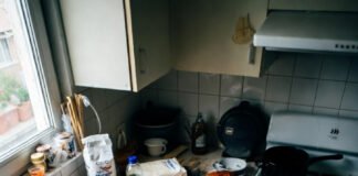 Natural Remedies for Cough and Congestion Lazy low-angle view of post-cooking wreckage